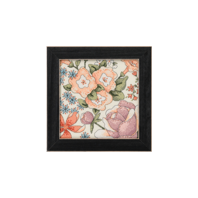 DM302211 1 Желтые цветы 1. Набор для вышивки в смешанной технике Mill Hill - 1