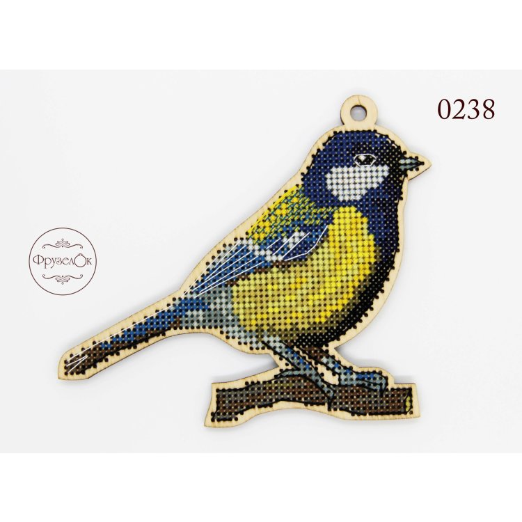 0238 Синиця. Набір для вишивки хрестиком Фрузелок - 1