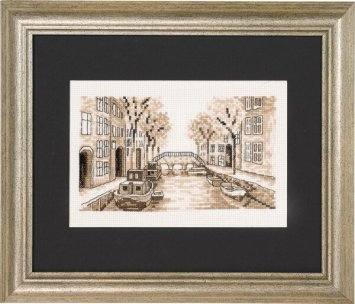 92-0162 Канал (Canal. Набор для вышивания крестом PERMIN - 1 92-0162 Канал (Canal. Набор для вышивания крестом PERMIN - 1