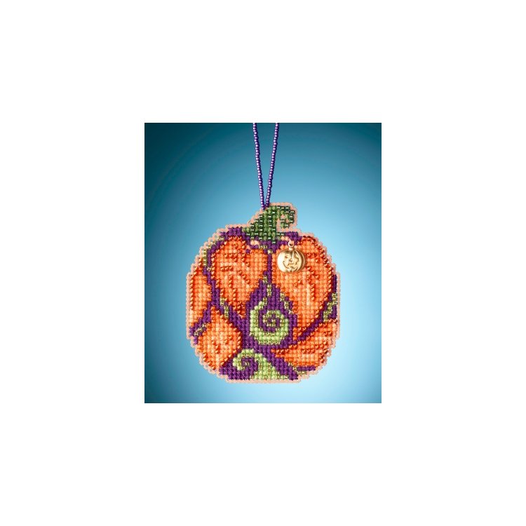 MH162021 Осінній гарбуз. Набір для вишивки в змішаній техниці Mill Hill - 1