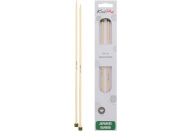 спицы для вязания 22306 Спицы прямые Bamboo KnitPro, 25 см, 3.50 мм