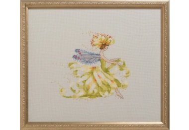  NC286 Mum Flower Girl//Мама дівчина-квітка. Схема для вишивки хрестиком на папері Nora Corbett