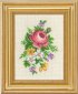 13-1137 Розовые и белые цветы (Rose &amp; white flowers. Набор для вышивания крестом PERMIN - 1