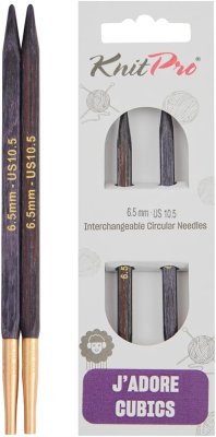 19116 Сменные спицы 13 см J'adore Cubics 6.50мм KnitPro - 1