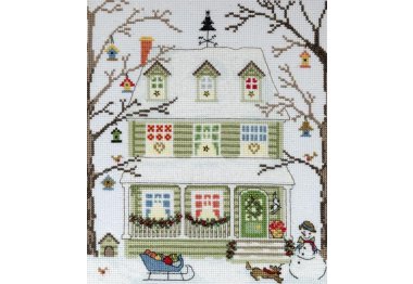  XSS4 New England Homes - Winter "New England Homes - Зима". Bothy Threads. Набір для вишивки хрестиком