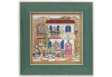 вишивка гладдю MH141103 Квітковий магазин. Набір для вишивки в змішаній техніці Mill Hill