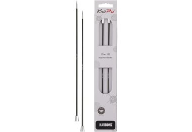 спицы для вязания 41253 Спицы прямые Karbonz KnitPro 25 см 2.75 мм спицы для вязания 41253 Спицы прямые Karbonz KnitPro 25 см 2.75 мм