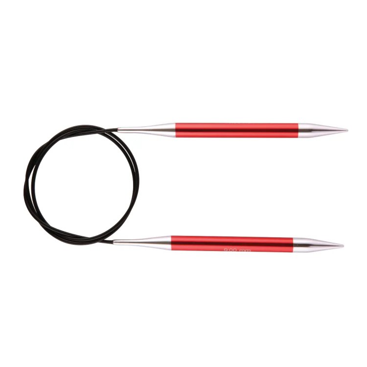 47137 Спиці кругові Zing KnitPro, 80 см, 9.00 мм - 1