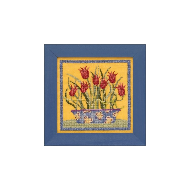 DM301913 Тюльпаны. Набор для вышивки в смешанной технике Mill Hill - 1