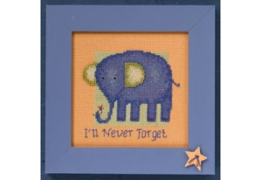 вишивка гладдю DM309106 Слоник. Набір для вишивки в змішаній техниці Mill Hill