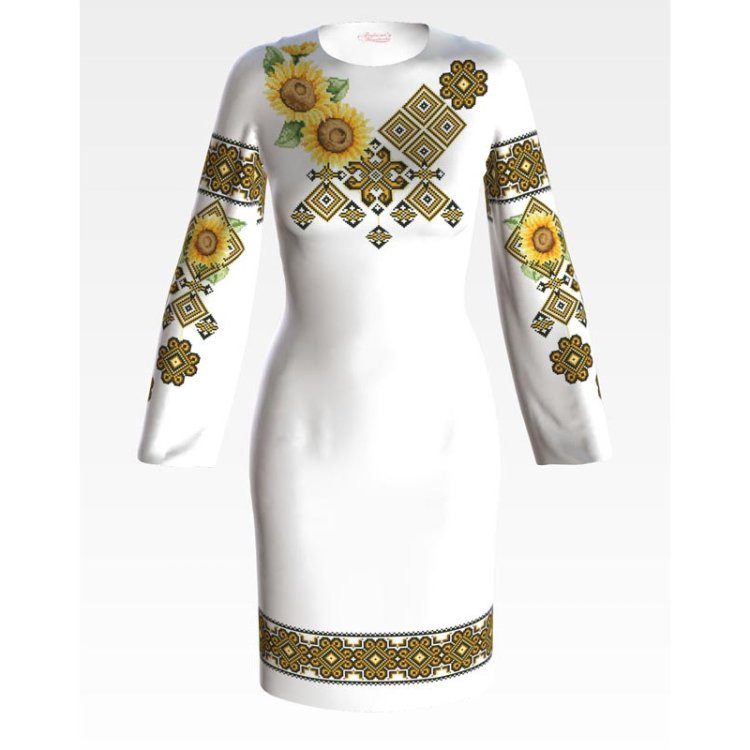Платье женское (заготовка для вышивки) ПЛ-038 - 1