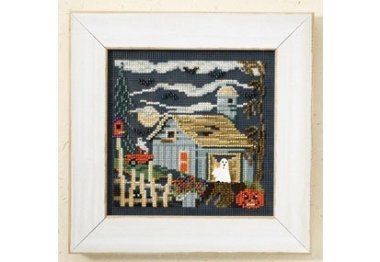 вышивка гладью MH147204 Полуночная ферма. Набор для вышивки в смешанной технике Mill Hill