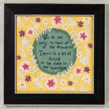 CG302212 Жить вопросами. Набор для вышивки в смешанной технике Mill Hill - 1