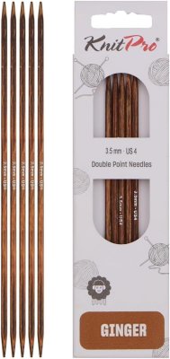 31025 Спицы носочные Ginger KnitPro, 20 см, 3.50 мм - 1