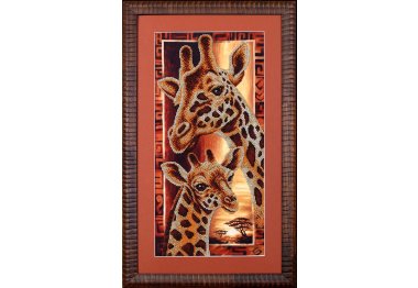  Б-057 Африка: Жирафы. Набор для вышивки бисером