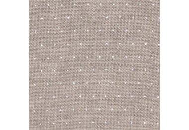  3281/1399 Тканина для вишивання Cashel Linen Mini Dots 28 ct. ширина 140 см Zweigart
