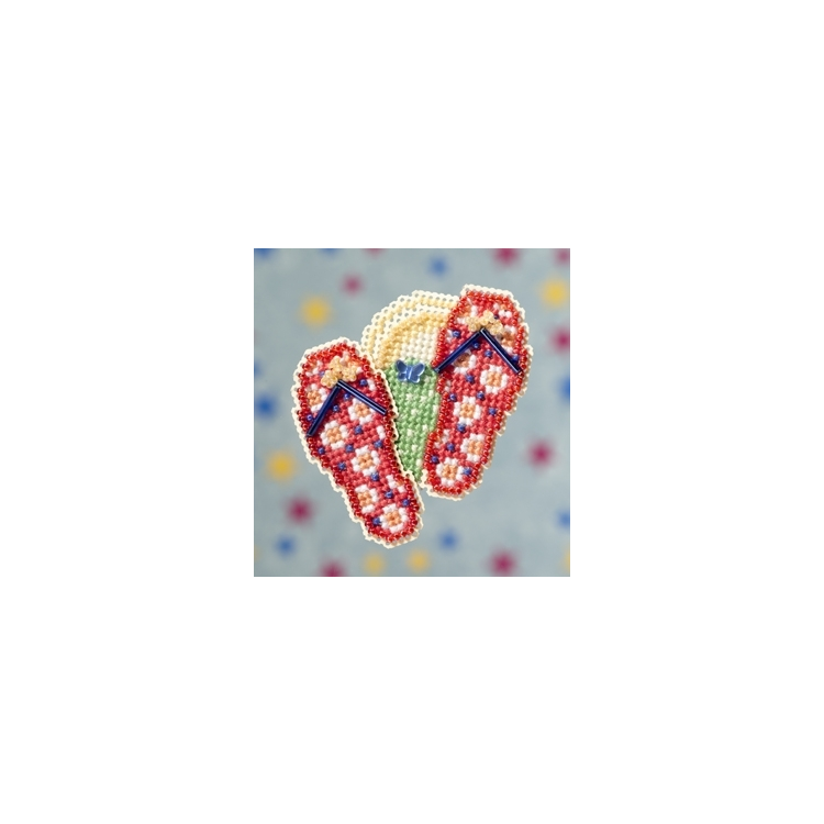 MH189104 Вьетнамки. Набор для вышивки в смешанной технике Mill Hill - 1