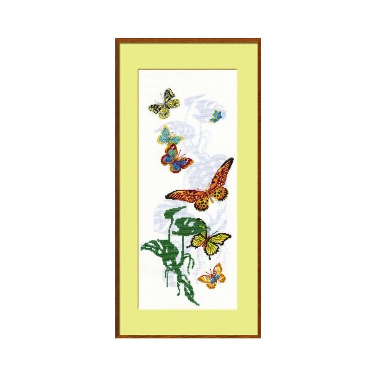 0903 Экзотические бабочки. Набор для вышивки крестом Риолис - 1