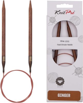 31094 Спицы круговые Ginger KnitPro, 80 см, 6.50 мм - 1 31094 Спицы круговые Ginger KnitPro, 80 см, 6.50 мм - 1