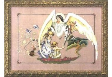  MD72 Guardian Angel//Ангел Хранитель. Схема для вышивки крестиком на бумаге Mirabilia Designs