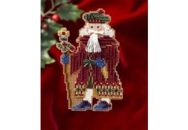 вишивка гладдю MH206302 Авіньйонський Санта. Набір для вишивки в змішаній техниці Mill Hill