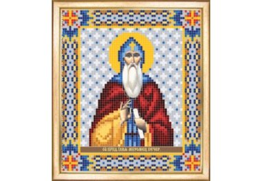  СБІ-044 Іменна ікона святий преподобний Ілля Муромець Печерський. Схема для вишивки бісером