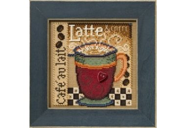 вишивка гладдю MH148205 Латте. Набір для вишивки в змішаній техніці Mill Hill