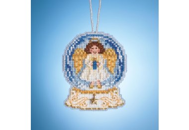 вишивка гладдю MH161935 Ангел Куля. Набір для вишивки в змішаній техніці Mill Hill