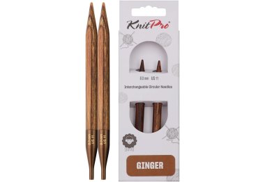 31212 Спиці з`ємні Ginger KnitPro, 8.00 мм 31212 Спиці з`ємні Ginger KnitPro, 8.00 мм