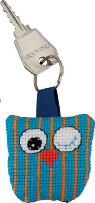 11-6111 Брелок Сова. Набір для вишивання хрестом PERMIN - 1 11-6111 Брелок Сова. Набір для вишивання хрестом PERMIN - 1