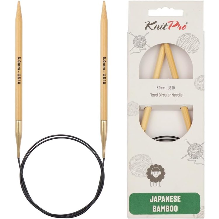 22251 Спицы круговые Bamboo KnitPro, 80 см, 6.00 мм - 1 22251 Спицы круговые Bamboo KnitPro, 80 см, 6.00 мм - 1