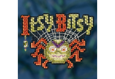 вышивка гладью MH181621 Битси паучок. Набор для вышивки в смешанной технике Mill Hill