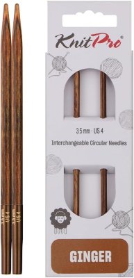 31203 Спиці з`ємні Ginger KnitPro, 3.50 мм - 1 31203 Спиці з`ємні Ginger KnitPro, 3.50 мм - 1