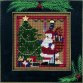 MHCB189 ' Визит Санты. Набор для вышивки в смешанной технике Mill Hill - 1