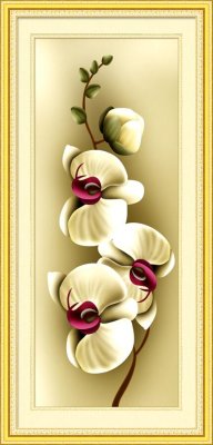 20004 Ніжність орхідеї-2. Набір для малювання камінням - 1
