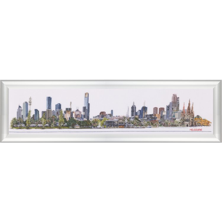 567 Skyline Melbourne Linen. Набір для вишивки хрестом Thea Gouverneur - 1