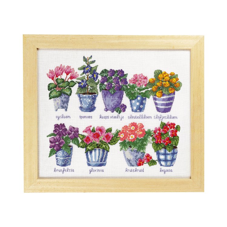 70-3440 Квіти. Набір для вишивання хрестом PERMIN - 1