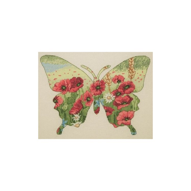 Набор для вышивания крестом Cилуэт бабочки Anchor арт. 05044 - 1
