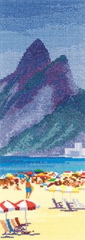 HC853 Пляж Іпанема. Схема для вишивки хрестиком на папері Heritage Crafts - 1