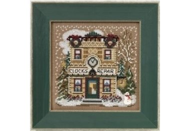  MH140302 Магазин годинників. Набір для вишивки в змішаній техніці Mill Hill