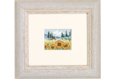  13-2353 Подсолнечное поле (Sunfl.-field. Набор для вышивания крестом PERMIN