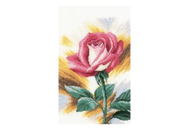  PN-0148258 Сором'язлива троянда. Набір для вишивки хрестиком Lanarte