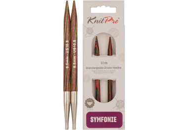  20408 Спицы съемные Symfonie Wood KnitPro, 6.50 мм