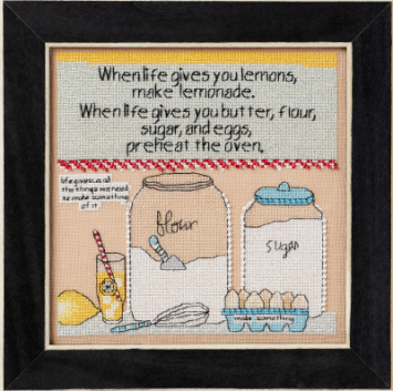 CG302313 Сделай лимонад. Набор для вышивки в смешанной технике Mill Hill - 1