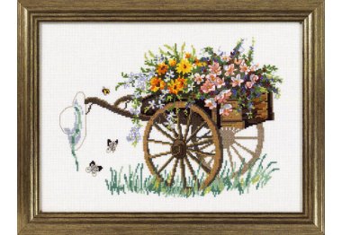  70-3121 Тележка. Набор для вышивания крестом PERMIN