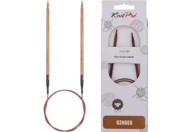 спиці для в'язання 31089 Спиці кругові Ginger KnitPro, 80 см, 4.00 мм