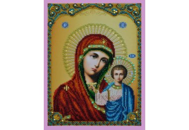  Набор для вышивки бисером Казанская Икона Божией Матери P-108 ТМ Картины бисером