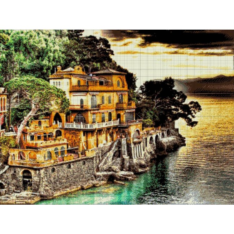 36-3072-НТ Таинственный остров. Набор Для вышивки бисером ТМ Токарева А. - 1