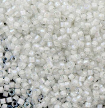 DB-66 Бісер Miyuki Delica Beads 11/0 (профарбований білий) - 1