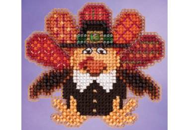 вышивка гладью MH185202 Том индюк. Набор для вышивки в смешанной технике Mill Hill